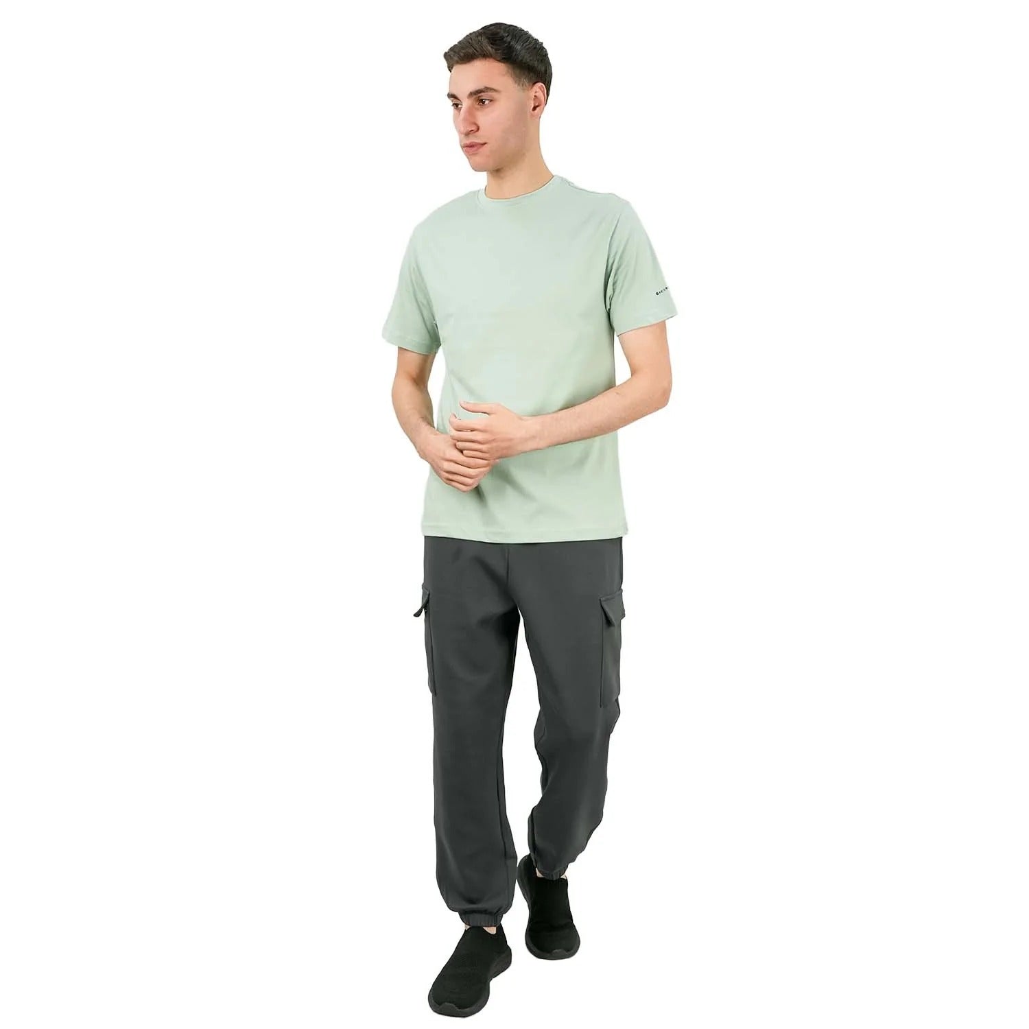 Cotton Jersey Crewneck Short Sleeve Slim Tee