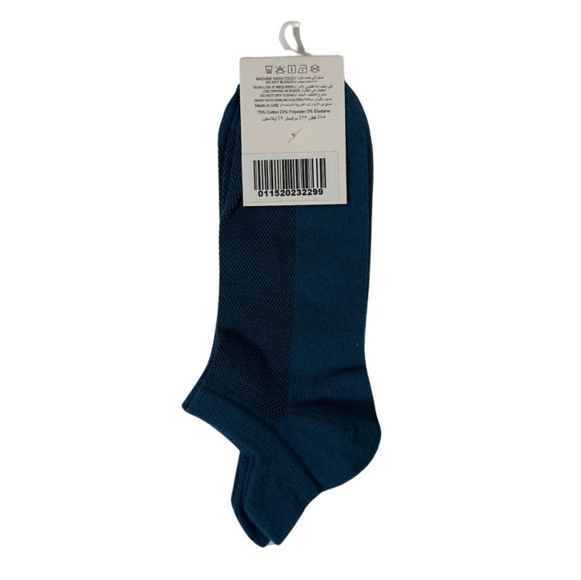 جوارب قطنية/بوليستر/إيلاستين، عبوة من قطعتين (أساسيات)