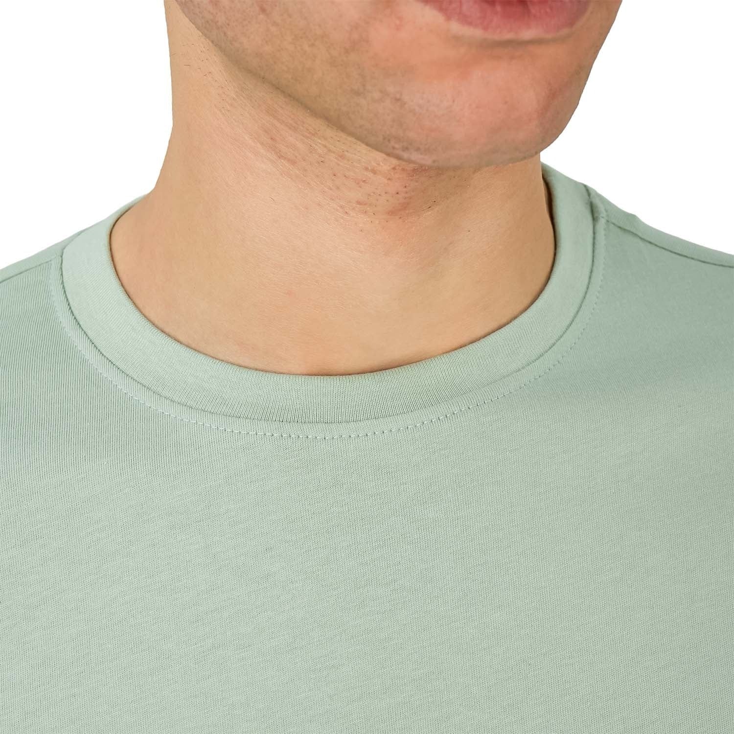 Cotton Jersey Crewneck Short Sleeve Slim Tee