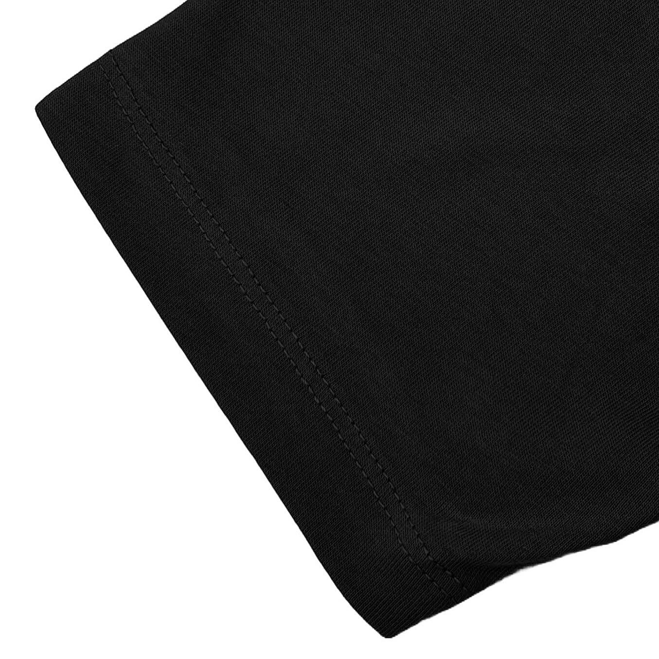 تيشيرت قطني للأطفال بأكمام قصيرة ورقبة دائرية وطبعة عادية (تيشيرت مميز)