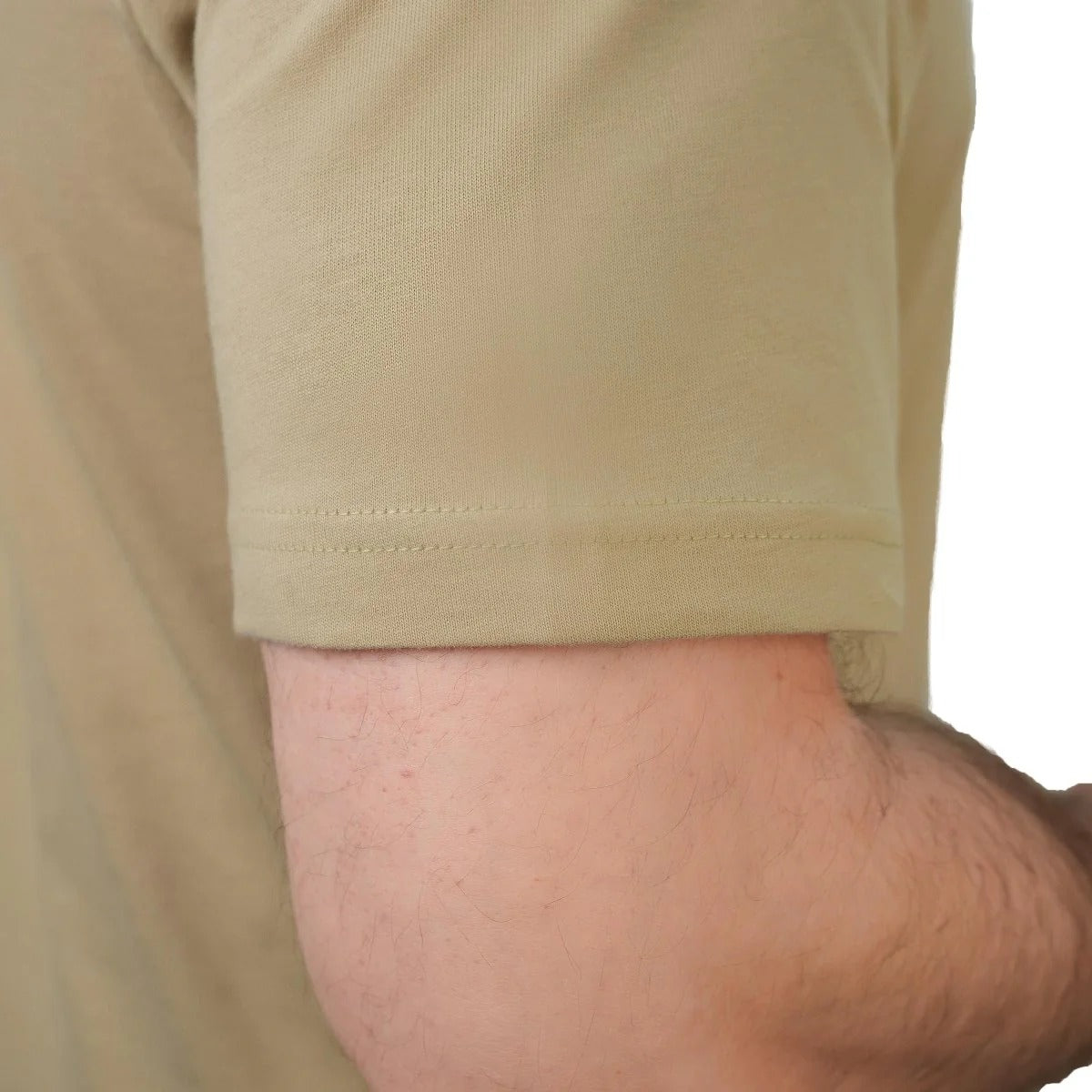 تيشيرت قطني مطبوع بأكمام قصيرة ورقبة دائرية وياقة دائرية