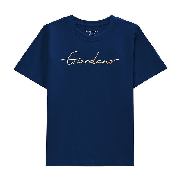 Junior Cotton Jersey Crewneck Short Sleeve Regular Print Tee (Signature Tee)