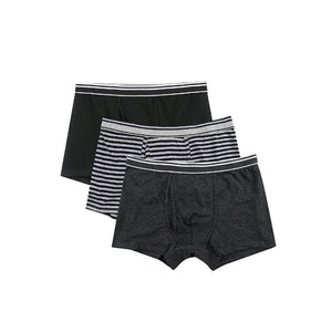 Cotton/Spandex Jersey 3 Pack Trunks (Jacquard Waistband Essentials)