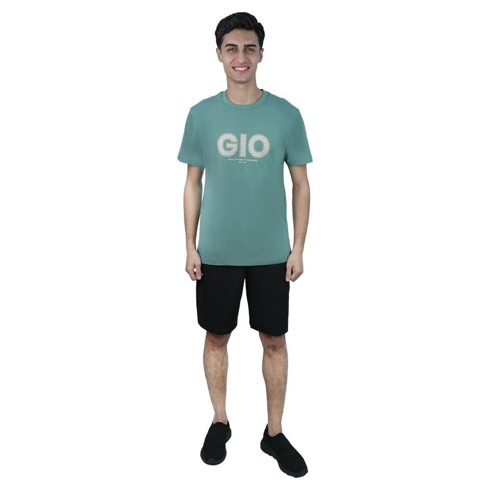 Men’s Slim Fit Cotton Graphic Print Tee
