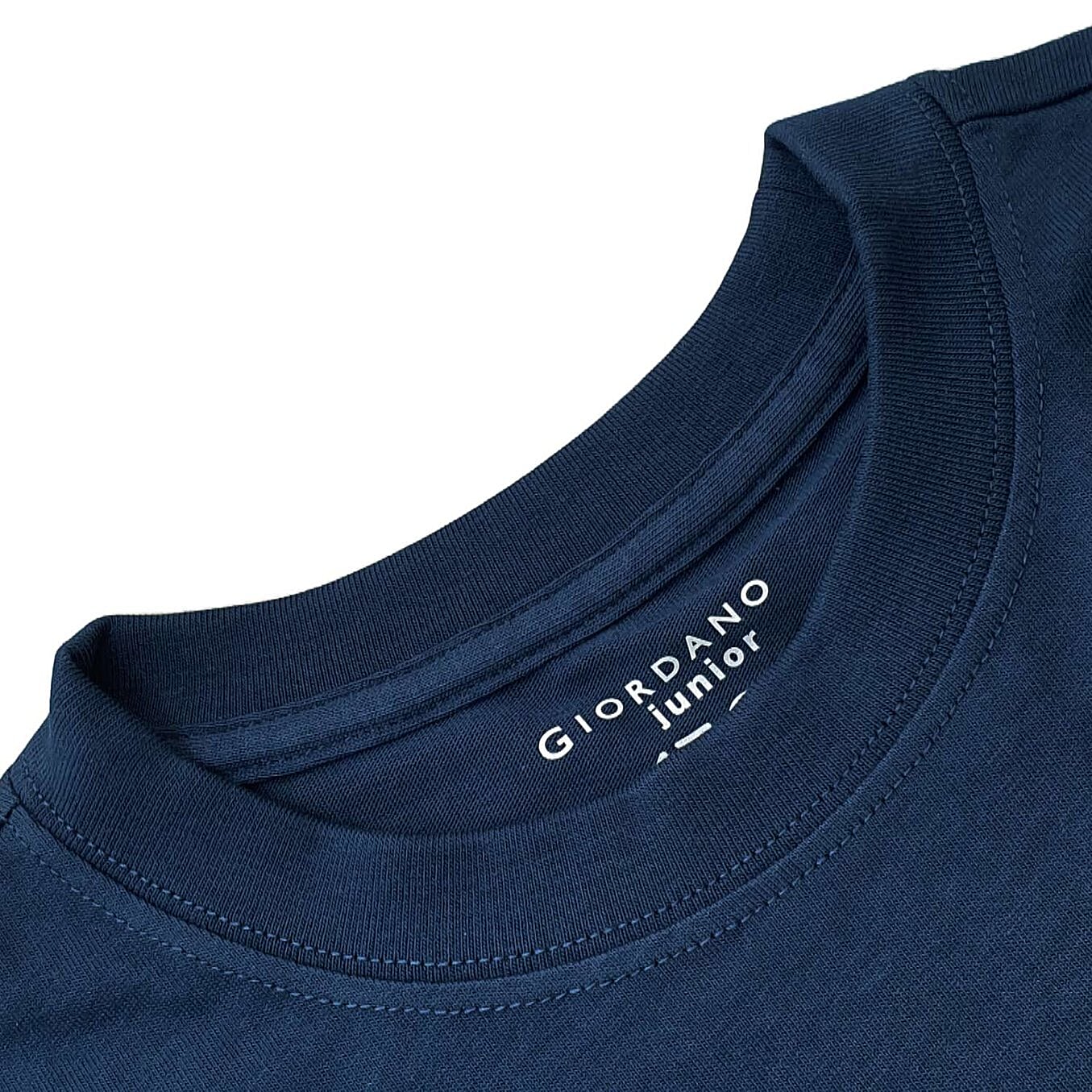 تيشيرت قطني للأطفال بأكمام قصيرة ورقبة دائرية وطبعة عادية (تيشيرت مميز)