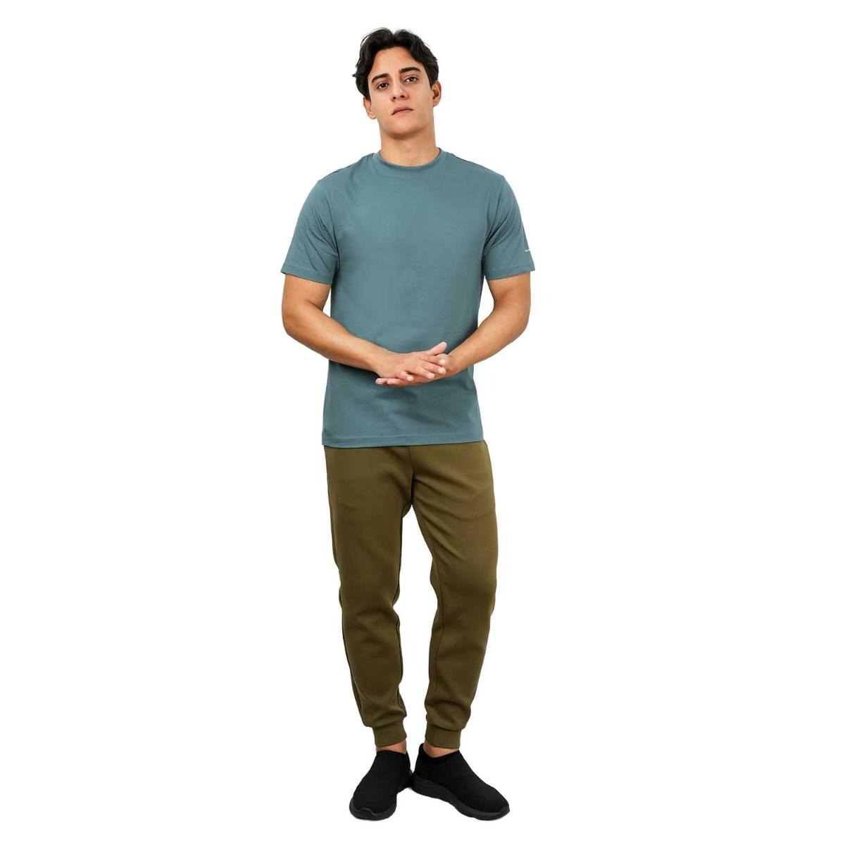 Cotton Jersey Crewneck Short Sleeve Slim Tee