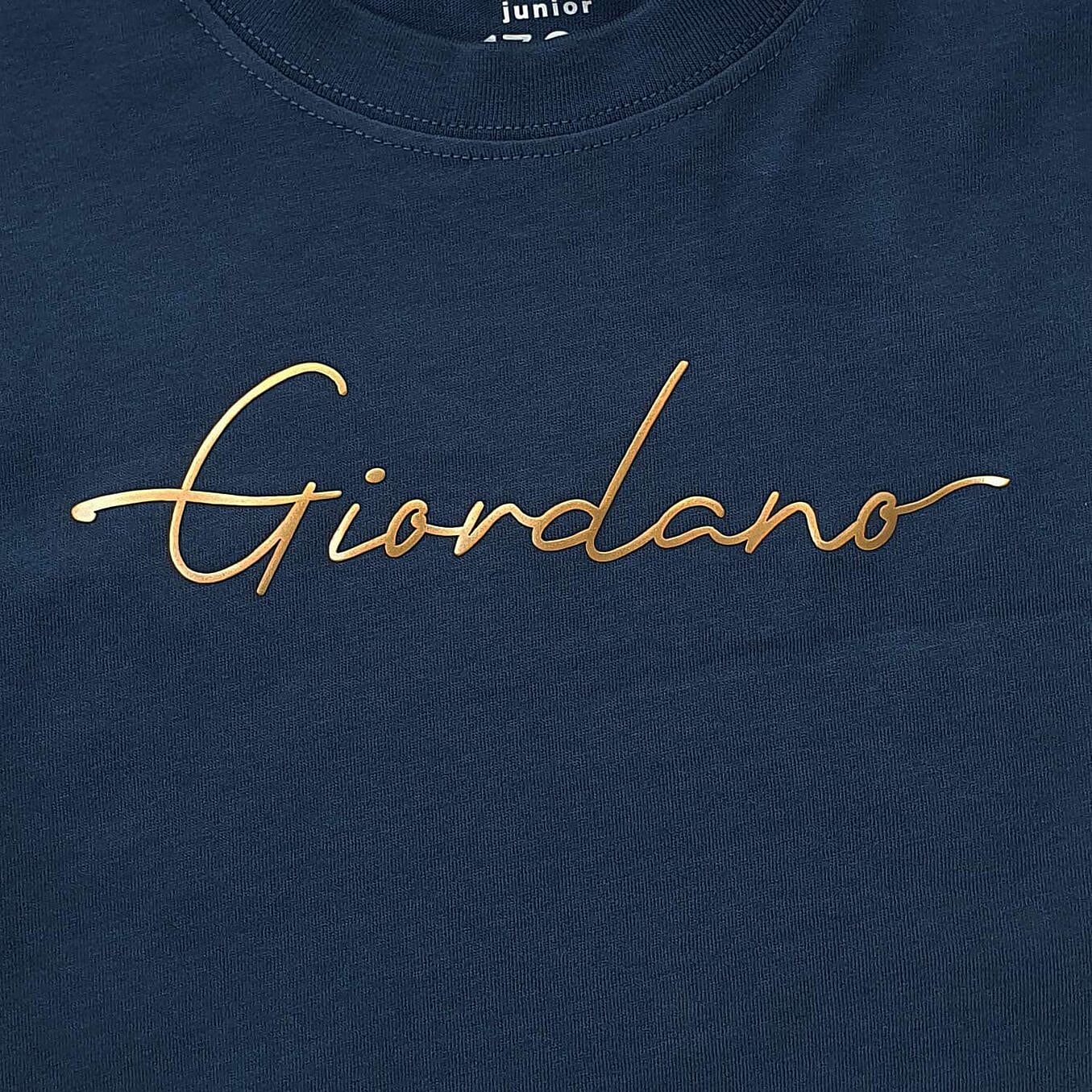 تيشيرت قطني للأطفال بأكمام قصيرة ورقبة دائرية وطبعة عادية (تيشيرت مميز)