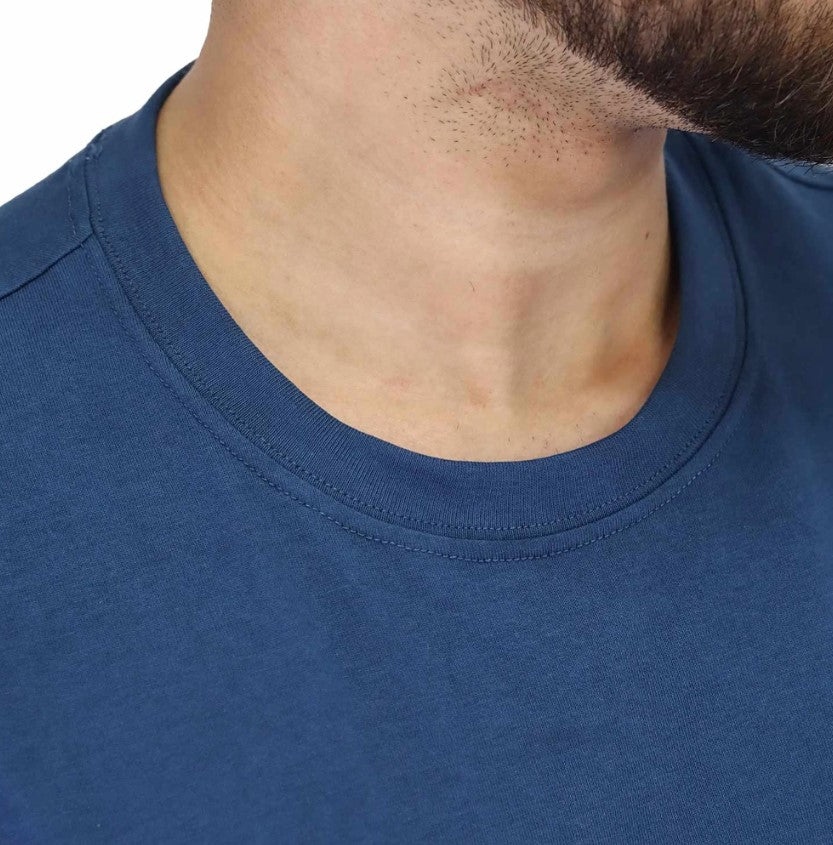 تيشيرتات قطنية قصيرة الأكمام برقبة دائرية وطبعة أنيقة (تيشيرتات مميزة)