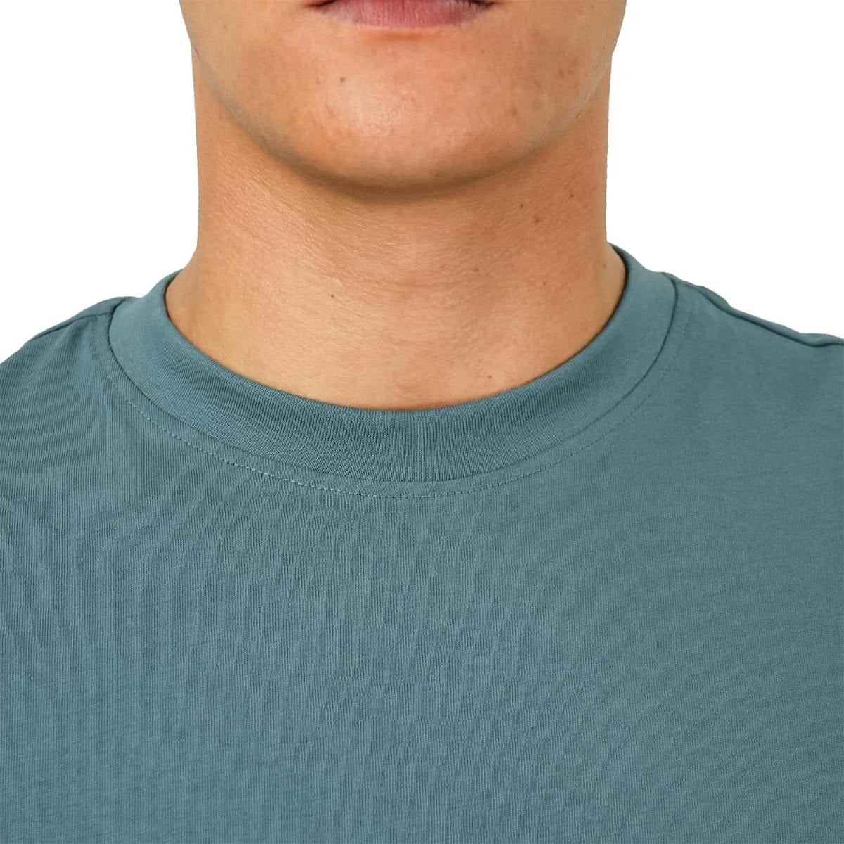 Cotton Jersey Crewneck Short Sleeve Slim Tee