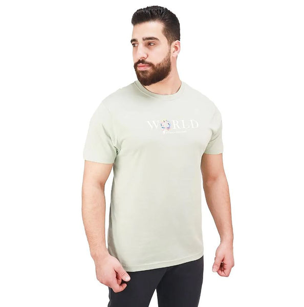 Cotton Jersey Crewneck Short Sleeve Slim Print Tees (WWS)