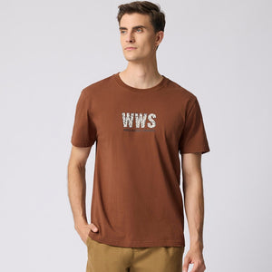 Cotton Jersey Crewneck Short Sleeve Print Tee (WWS)