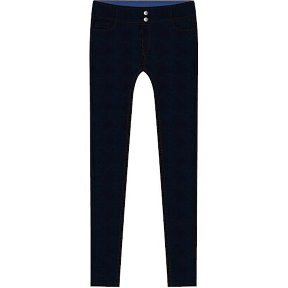 بنطلون جينز نسائي من القطن/الفيسكوز/الإيلاستين