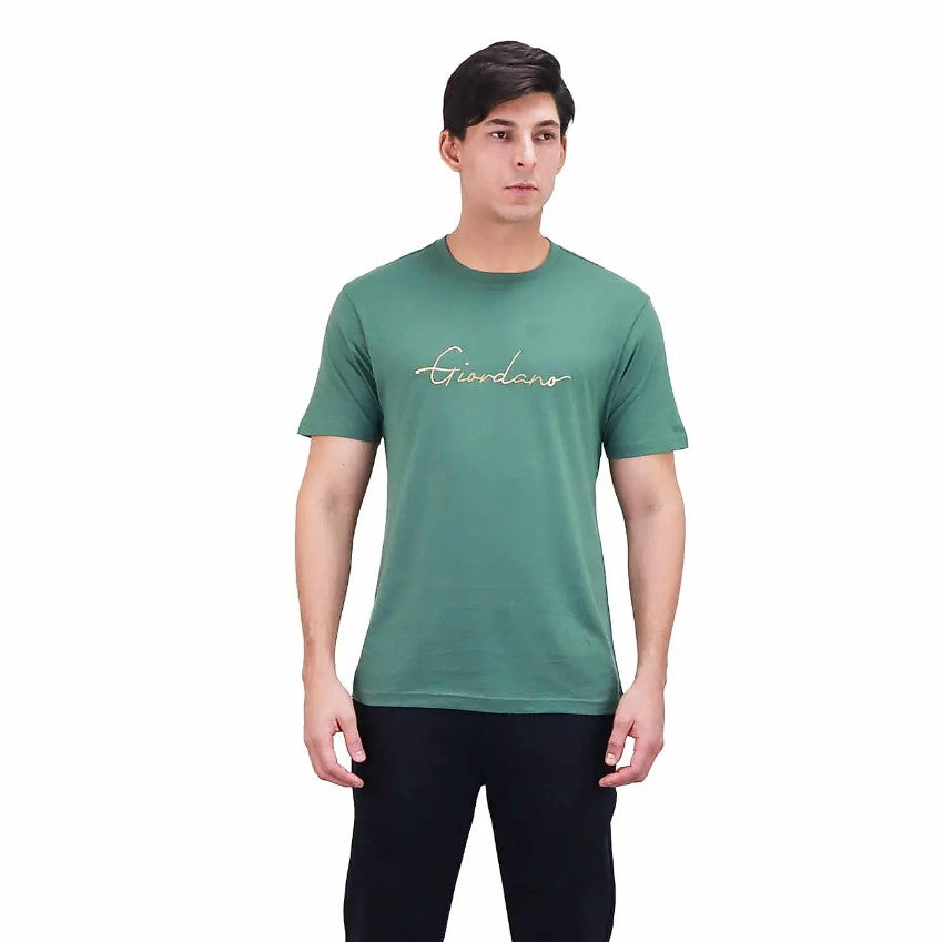 تيشيرتات قطنية قصيرة الأكمام برقبة دائرية وطبعة أنيقة (تيشيرتات مميزة)