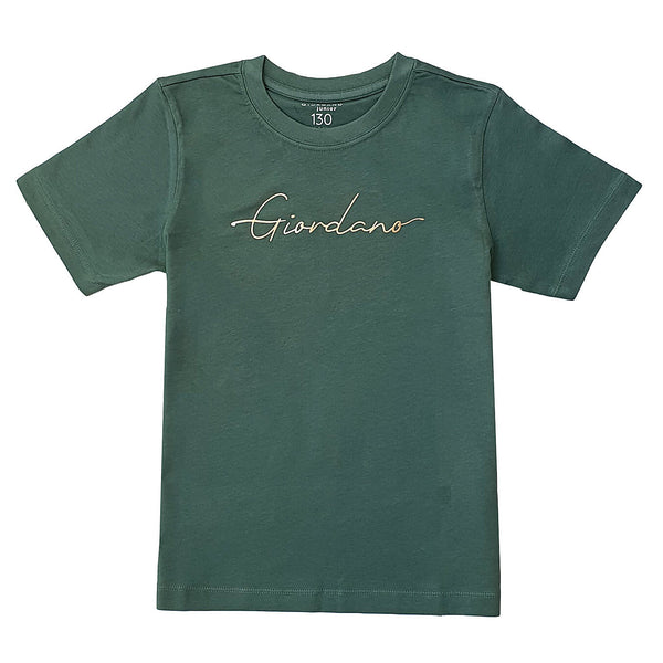 Junior Cotton Jersey Crewneck Short Sleeve Regular Print Tee (Signature Tee)