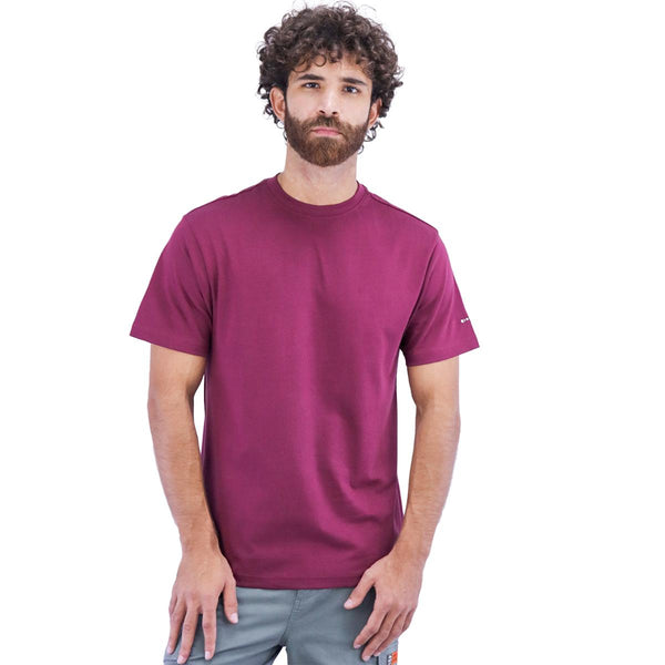 Cotton Jersey Crewneck Short Sleeve Slim Tee