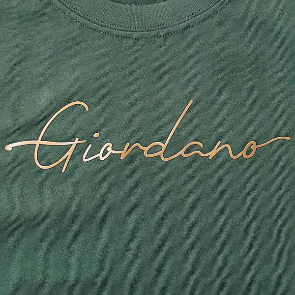 Junior Cotton Jersey Crewneck Short Sleeve Regular Print Tee (Signature Tee)