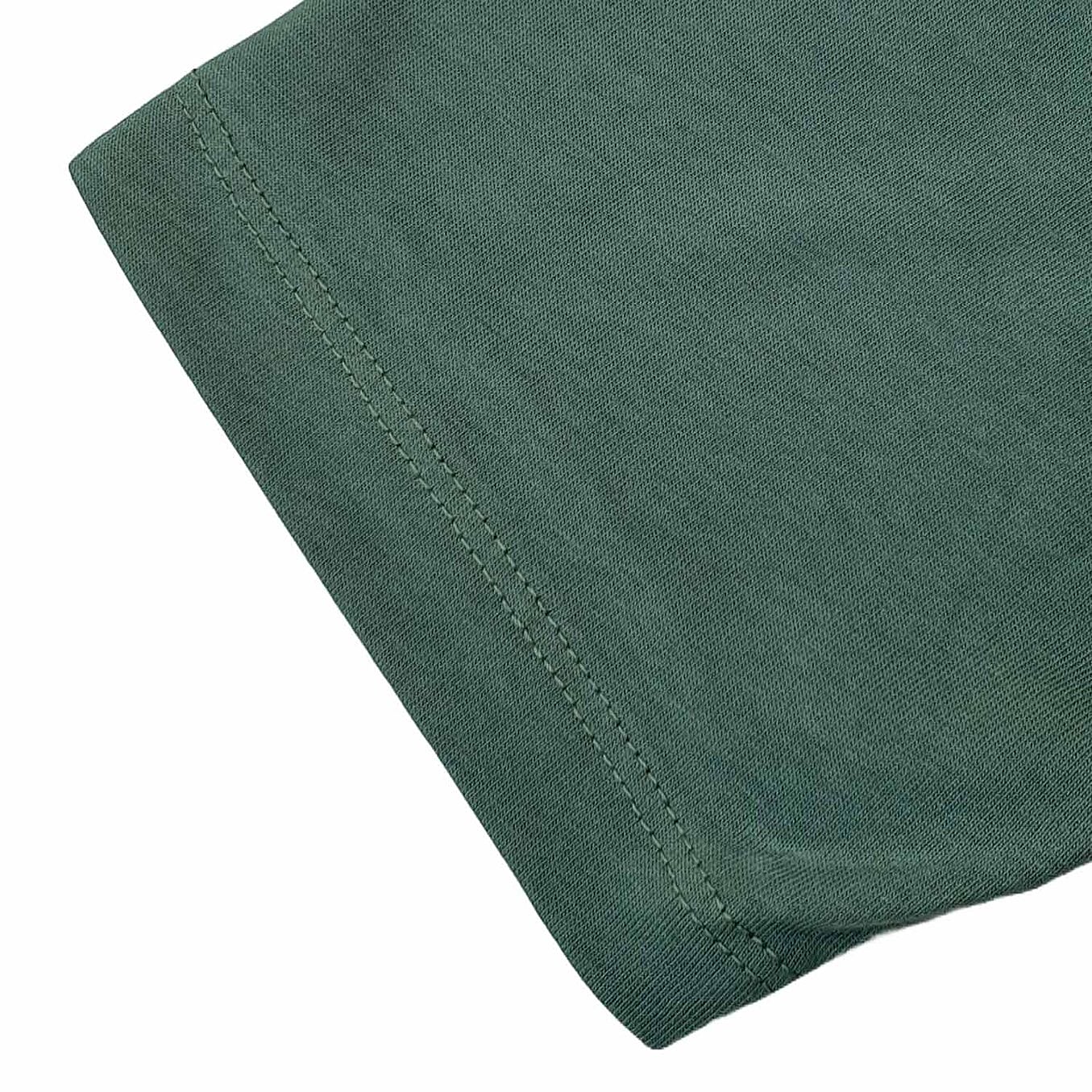 تيشيرت قطني للأطفال بأكمام قصيرة ورقبة دائرية وطبعة عادية (تيشيرت مميز)