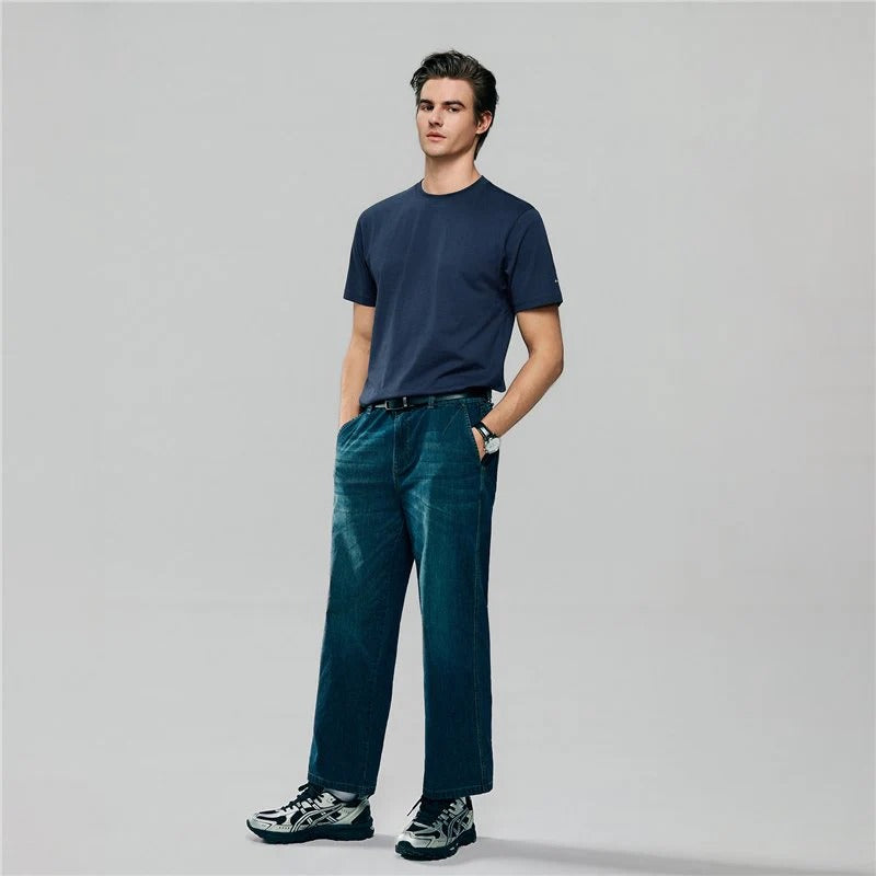 Men's Slim Fit Cotton Crew Neck Tee