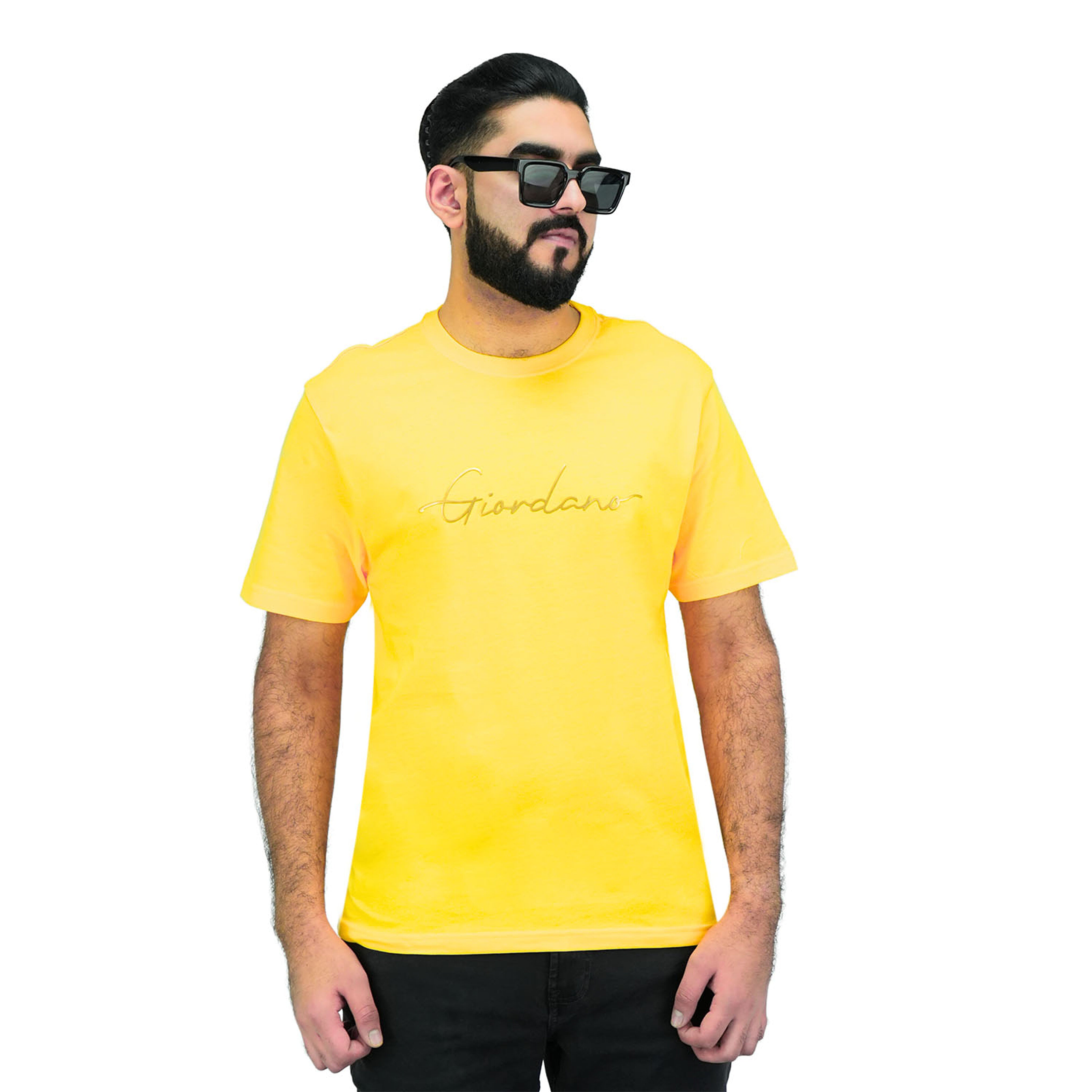 تيشيرتات قطنية قصيرة الأكمام برقبة دائرية وطبعة أنيقة (تيشيرتات مميزة)