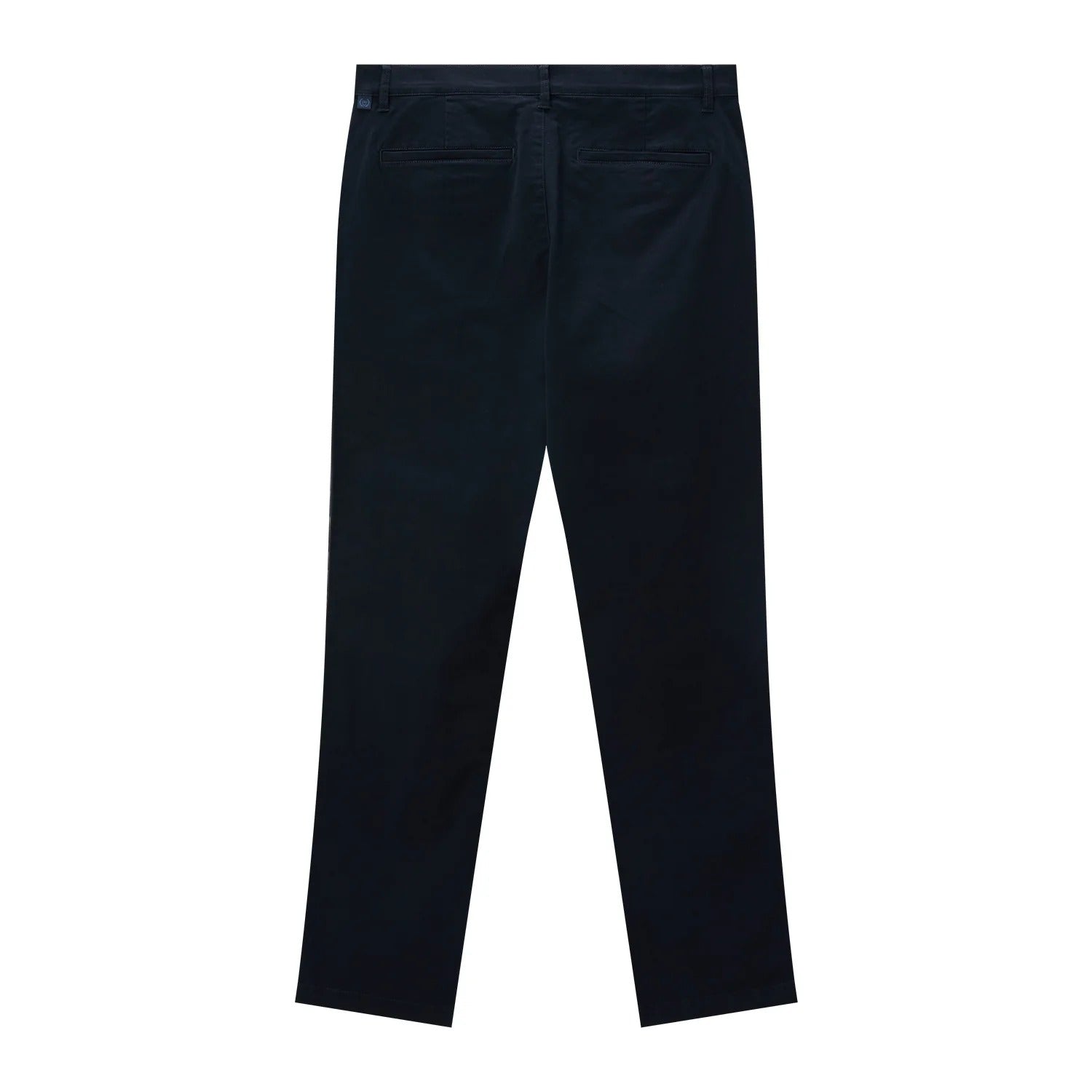 بنطال كاكي متوسط ​​الارتفاع بقصة عادية من قماش قطني/سباندكس تويل