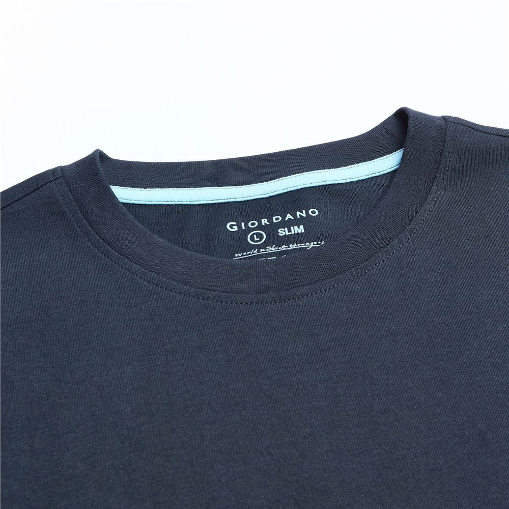 Men's Slim Fit Cotton Crew Neck Tee