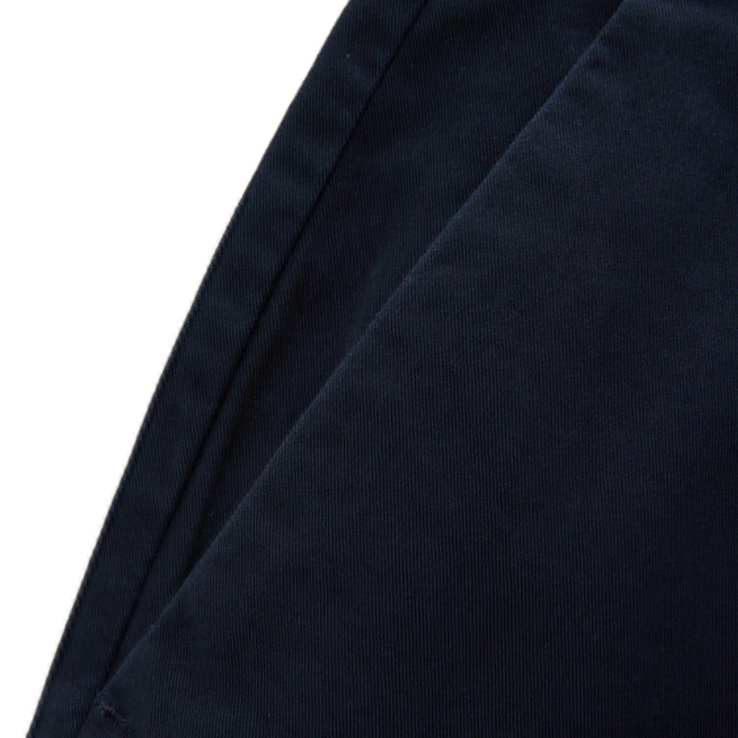 بنطال كاكي متوسط ​​الارتفاع بقصة عادية من قماش قطني/سباندكس تويل