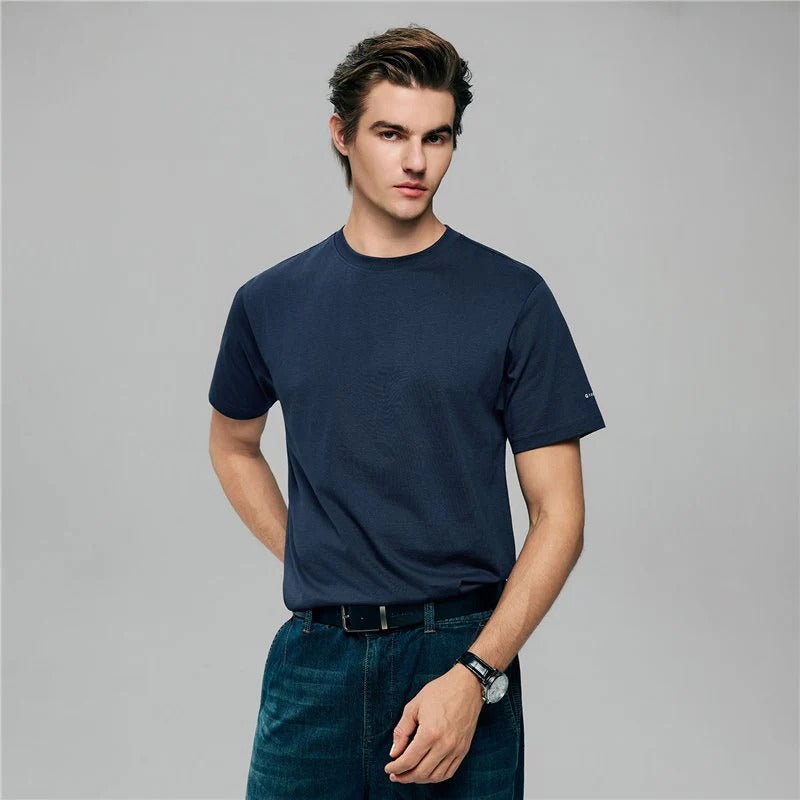 Men's Slim Fit Cotton Crew Neck Tee