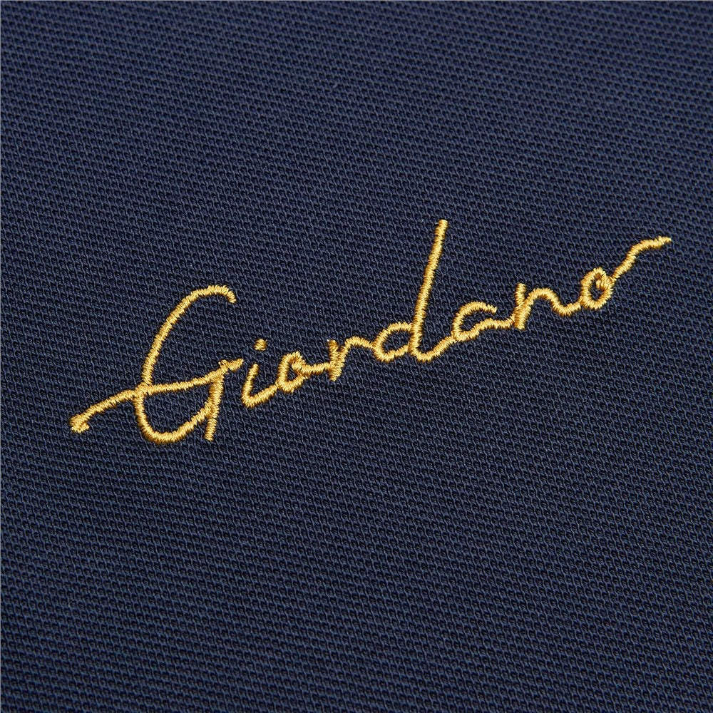 Men's Slim Pique Polo With Contrast Collar & Signature Embroidery