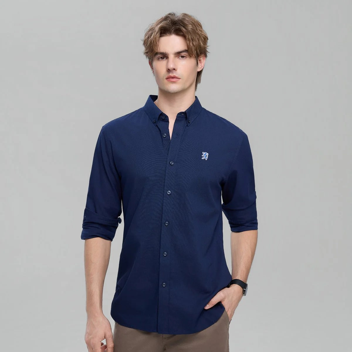 Men's Cotton Slim Oxford Shirt