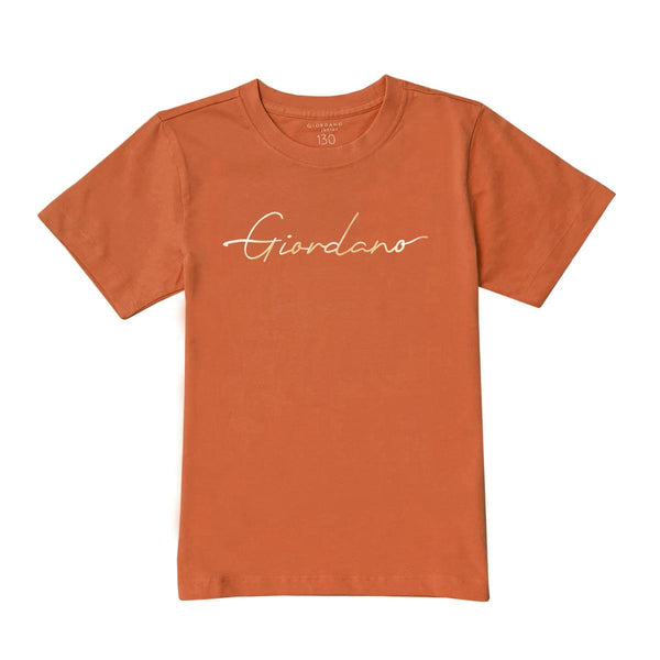 Junior Cotton Jersey Crewneck Short Sleeve Regular Print Tee (Signature Tee)