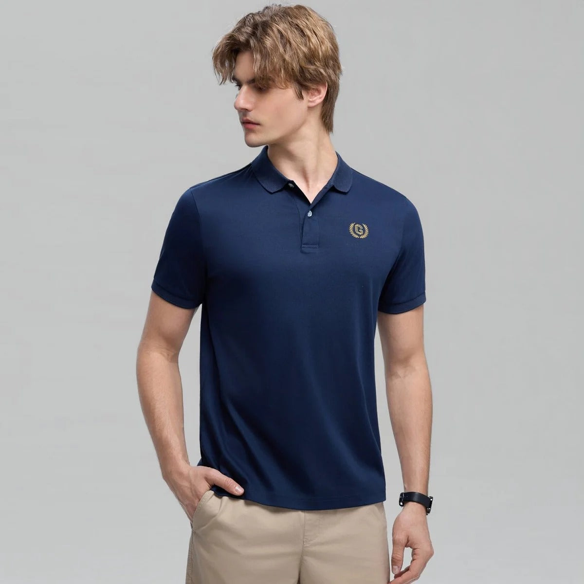 Men’s Liquid Touch Slim Fit Cotton Interlock Polo