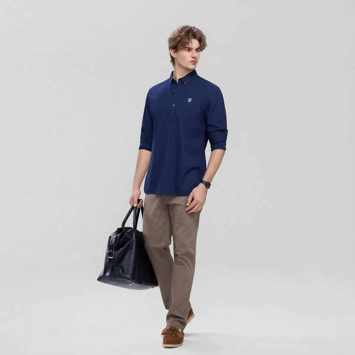 Men's Cotton Slim Oxford Shirt
