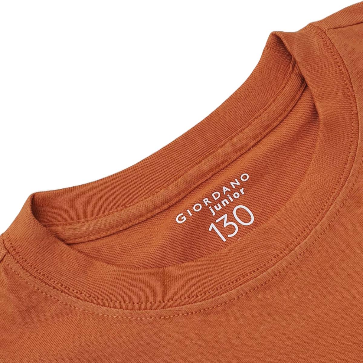 تيشيرت قطني للأطفال بأكمام قصيرة ورقبة دائرية وطبعة عادية (تيشيرت مميز)