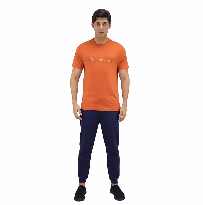 تيشيرتات قطنية قصيرة الأكمام برقبة دائرية وطبعة أنيقة (تيشيرتات مميزة)