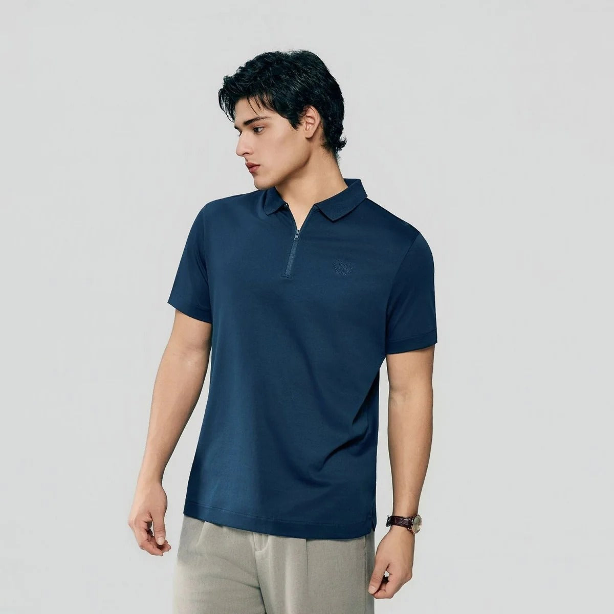Men Regular Interlock Liquid Touch Polo (Feel the Difference)