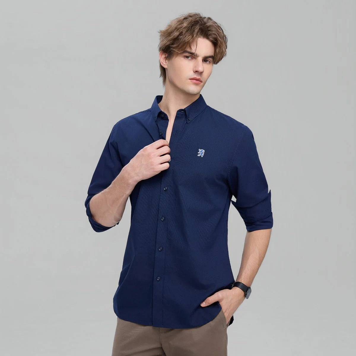 Men's Cotton Slim Oxford Shirt