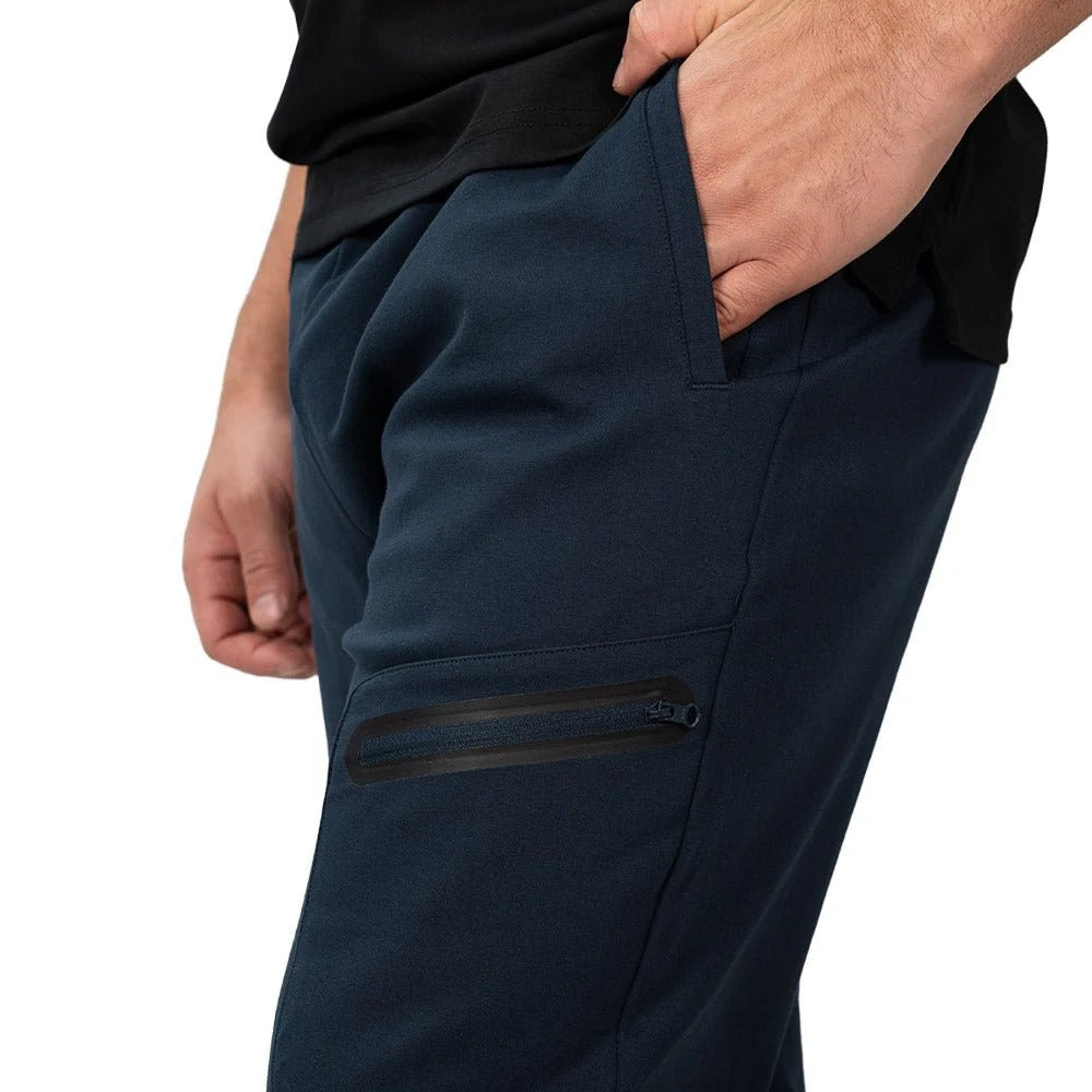 Men's Cotton Polyester Stretch Interlock Joggers - Relaxed Taper Fit