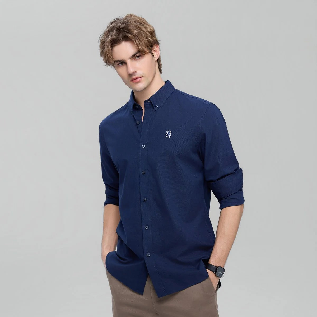 Men's Cotton Slim Oxford Shirt