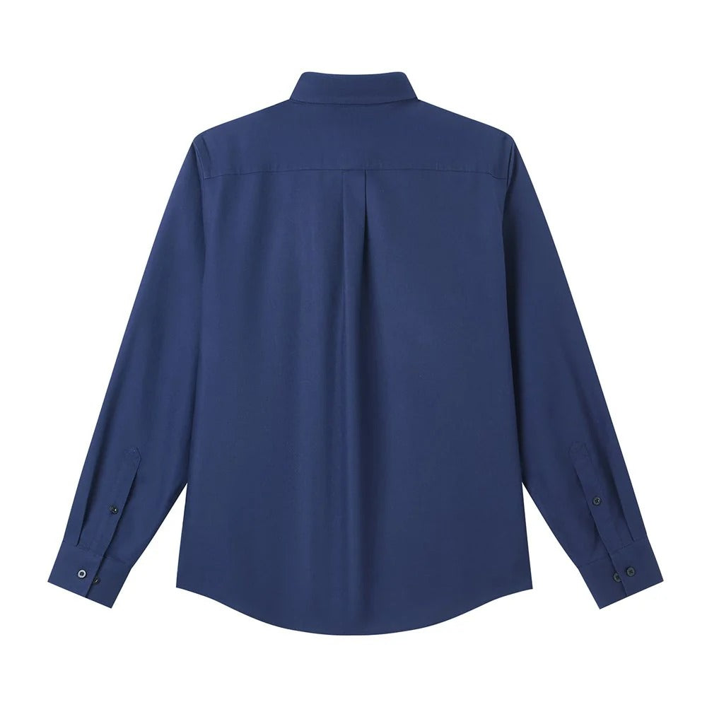 Men's Cotton Long-Sleeve Wrinkle-Free Shirt (Premium)
