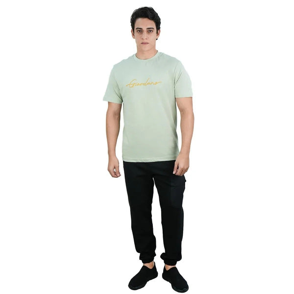 Men's Slim Fit Cotton Signature Print Tee