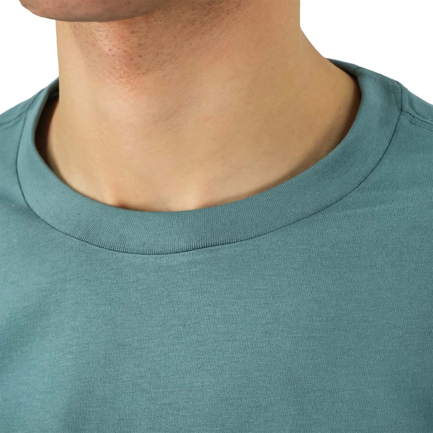 تيشيرت قطني مطبوع بأكمام قصيرة ورقبة دائرية (تيشيرت مميز)