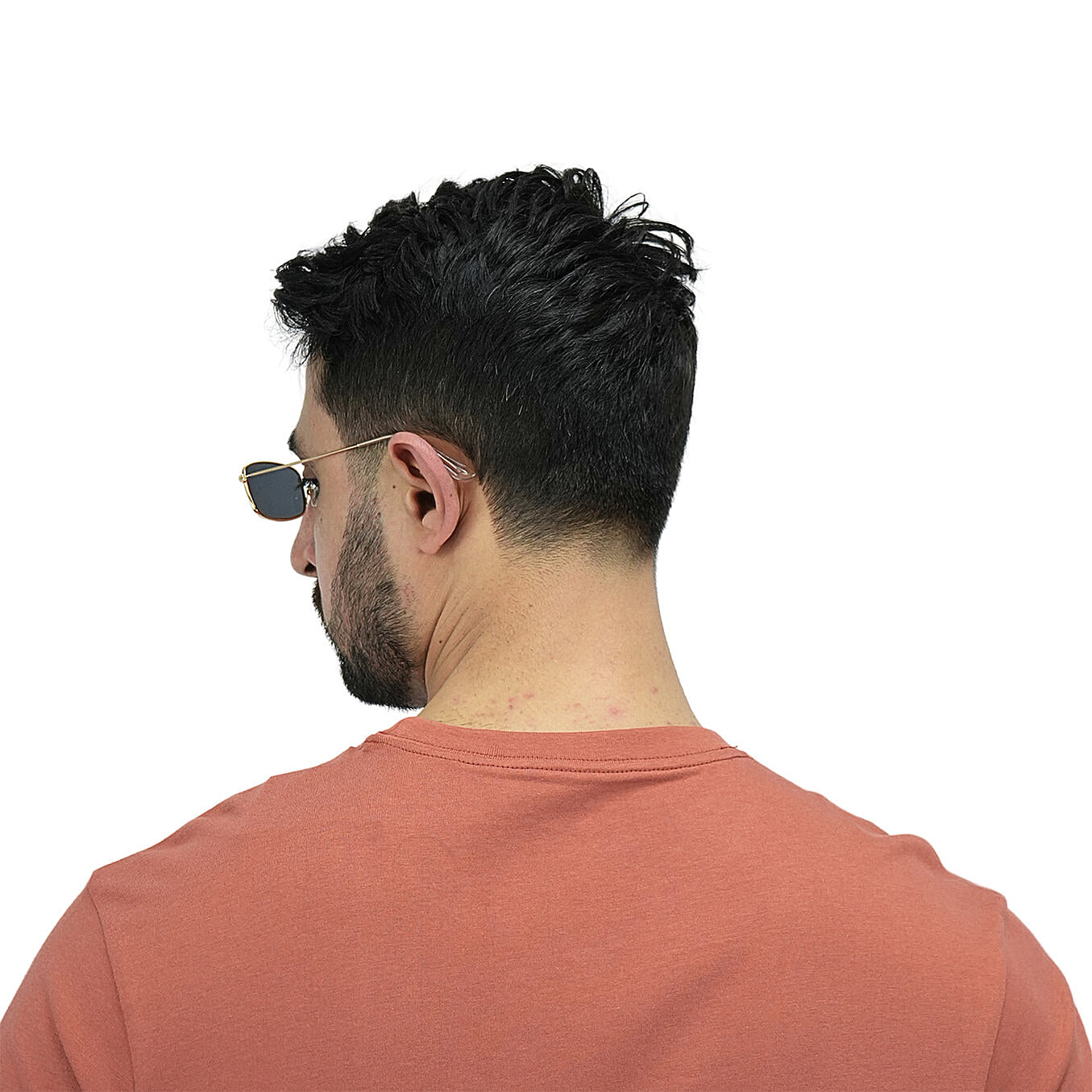 تيشيرت قطني مطبوع بأكمام قصيرة ورقبة دائرية (WWS)