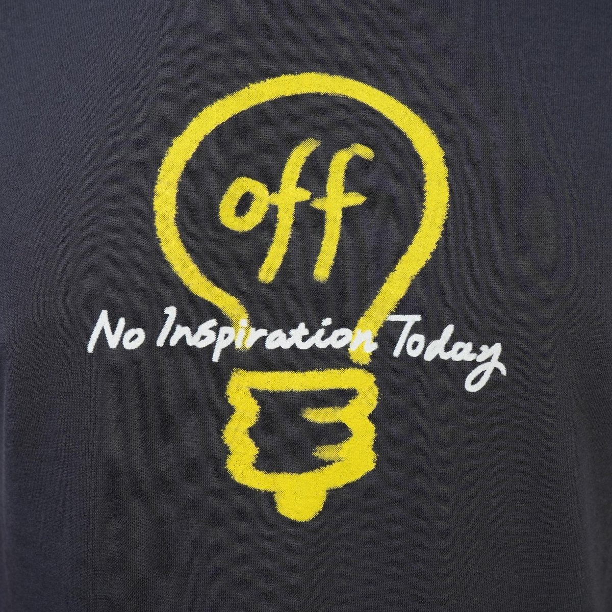 تيشيرت قطني مطبوع بأكمام قصيرة ورقبة دائرية وياقة دائرية