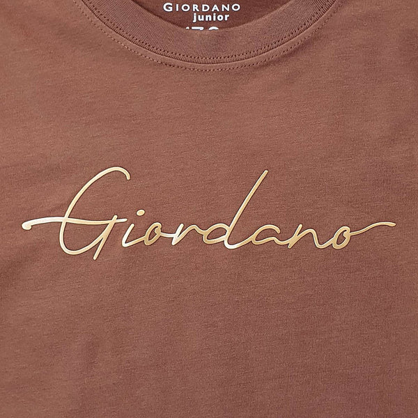 Junior Cotton Jersey Crewneck Short Sleeve Regular Print Tee (Signature Tee)