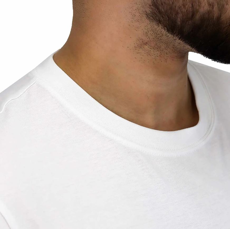 تيشيرت قطني مطبوع بأكمام قصيرة ورقبة دائرية (WWS)