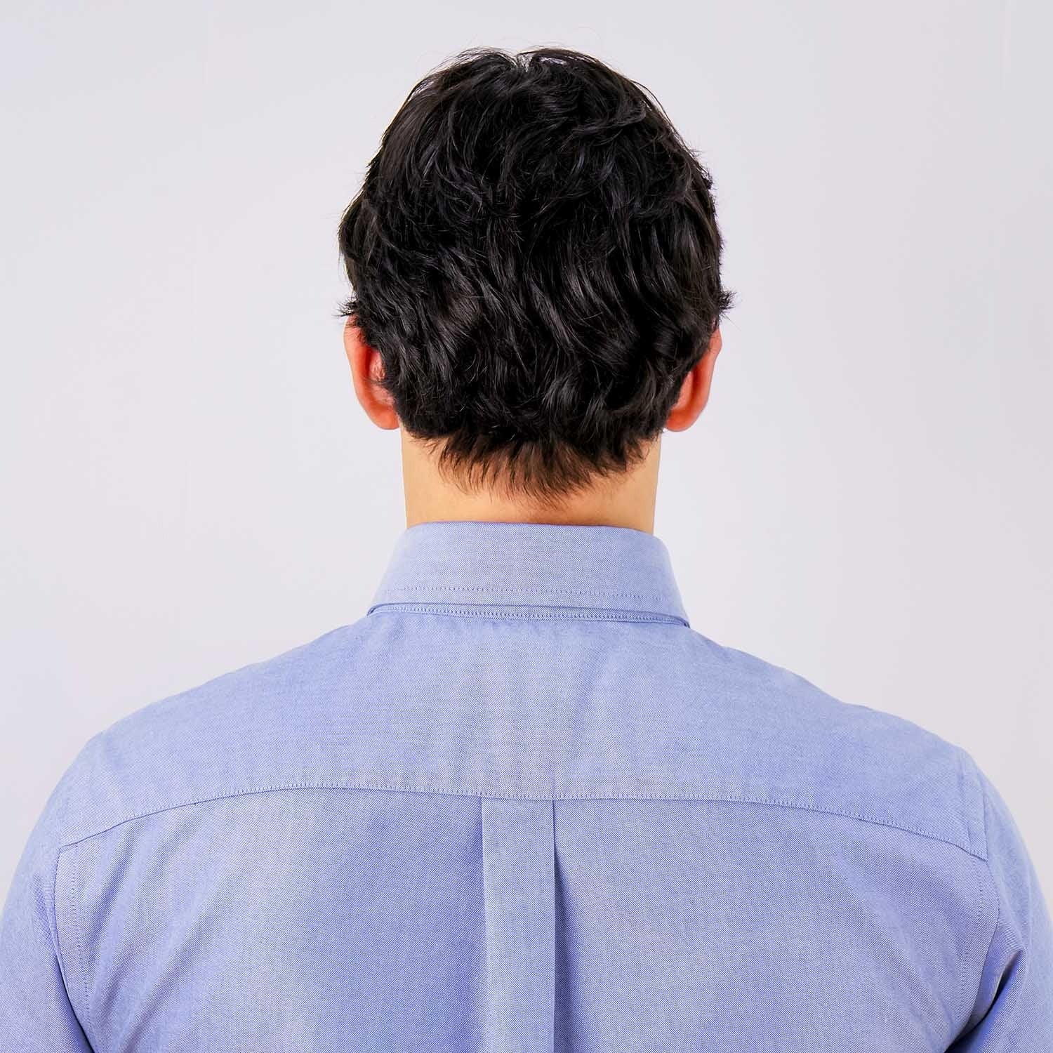 قطن أكسفورد فلانيل بأكمام قصيرة، عادي، مقاوم للتجاعيد (ممتاز)