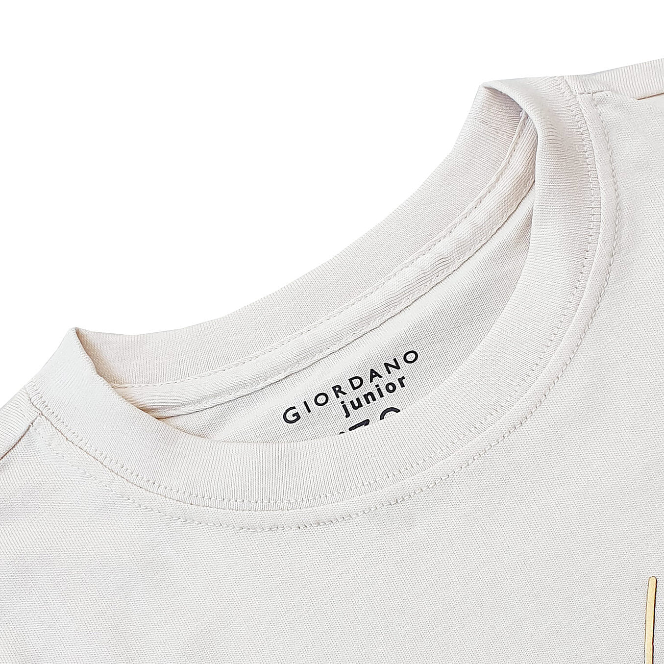 تيشيرت قطني للأطفال بأكمام قصيرة ورقبة دائرية وطبعة عادية (تيشيرت مميز)