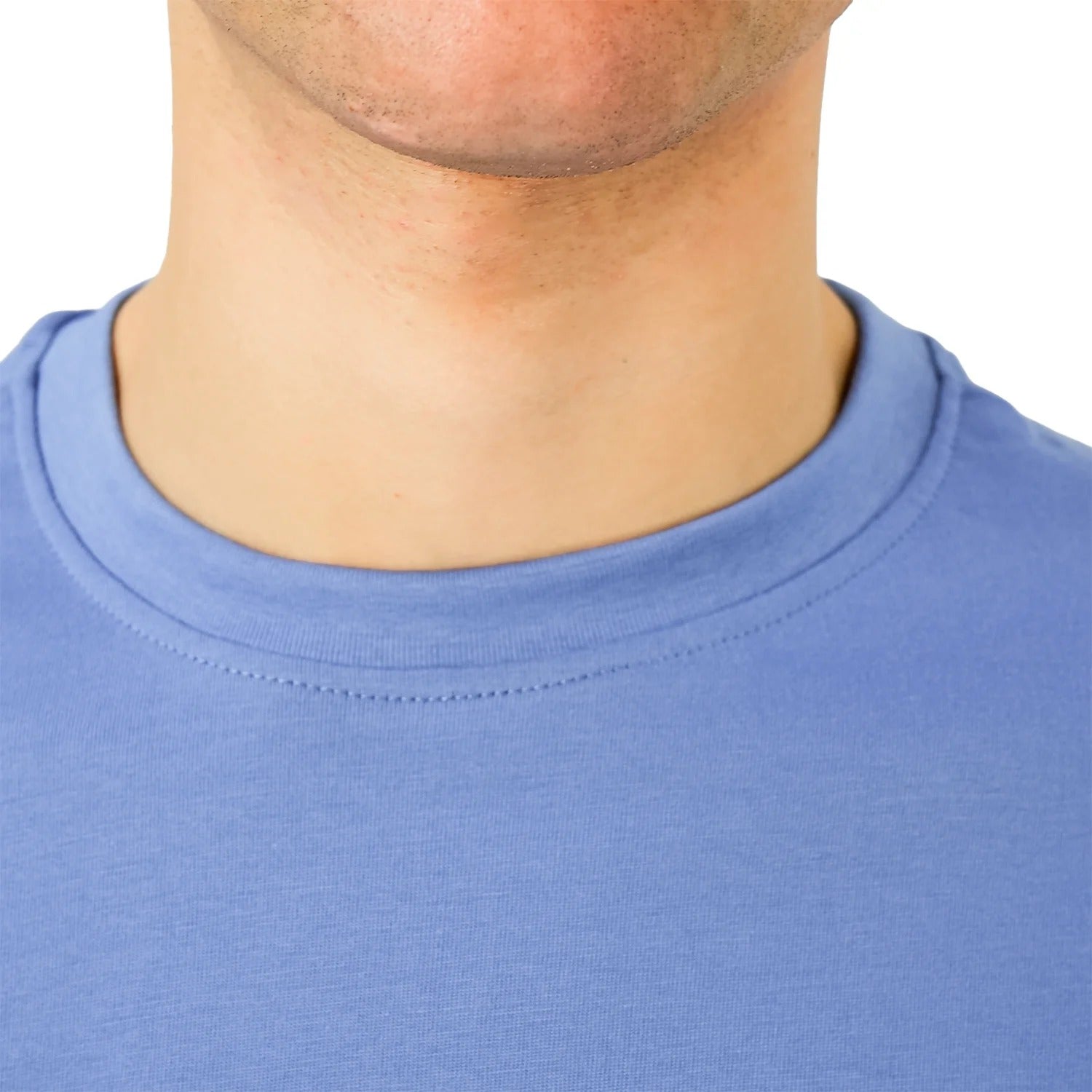 Cotton Jersey Crewneck Short Sleeve Slim Tee