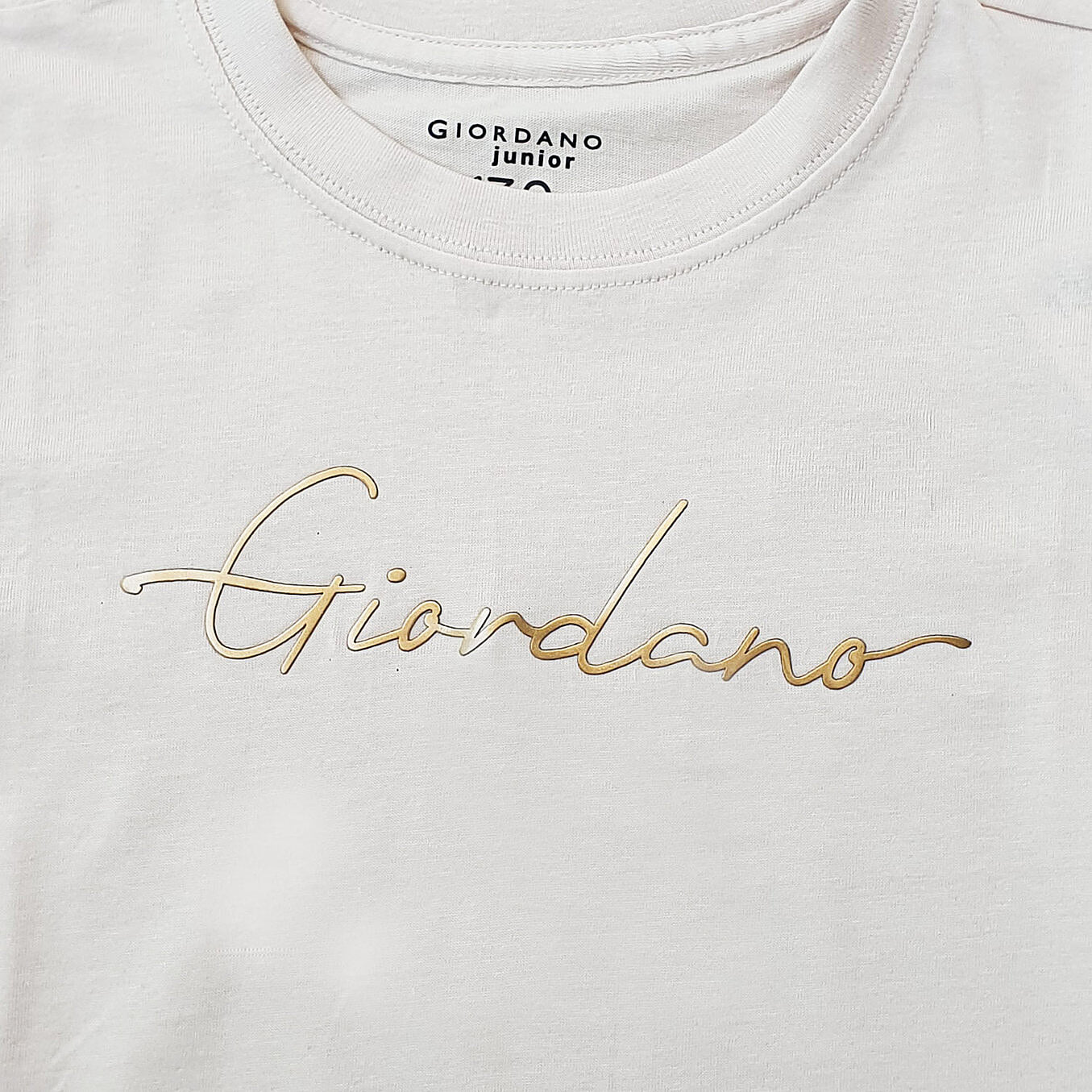 تيشيرت قطني للأطفال بأكمام قصيرة ورقبة دائرية وطبعة عادية (تيشيرت مميز)