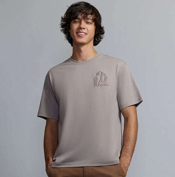 Cotton/Polyester Jersey Crew Neck Short Sleeve Relax Print Tee